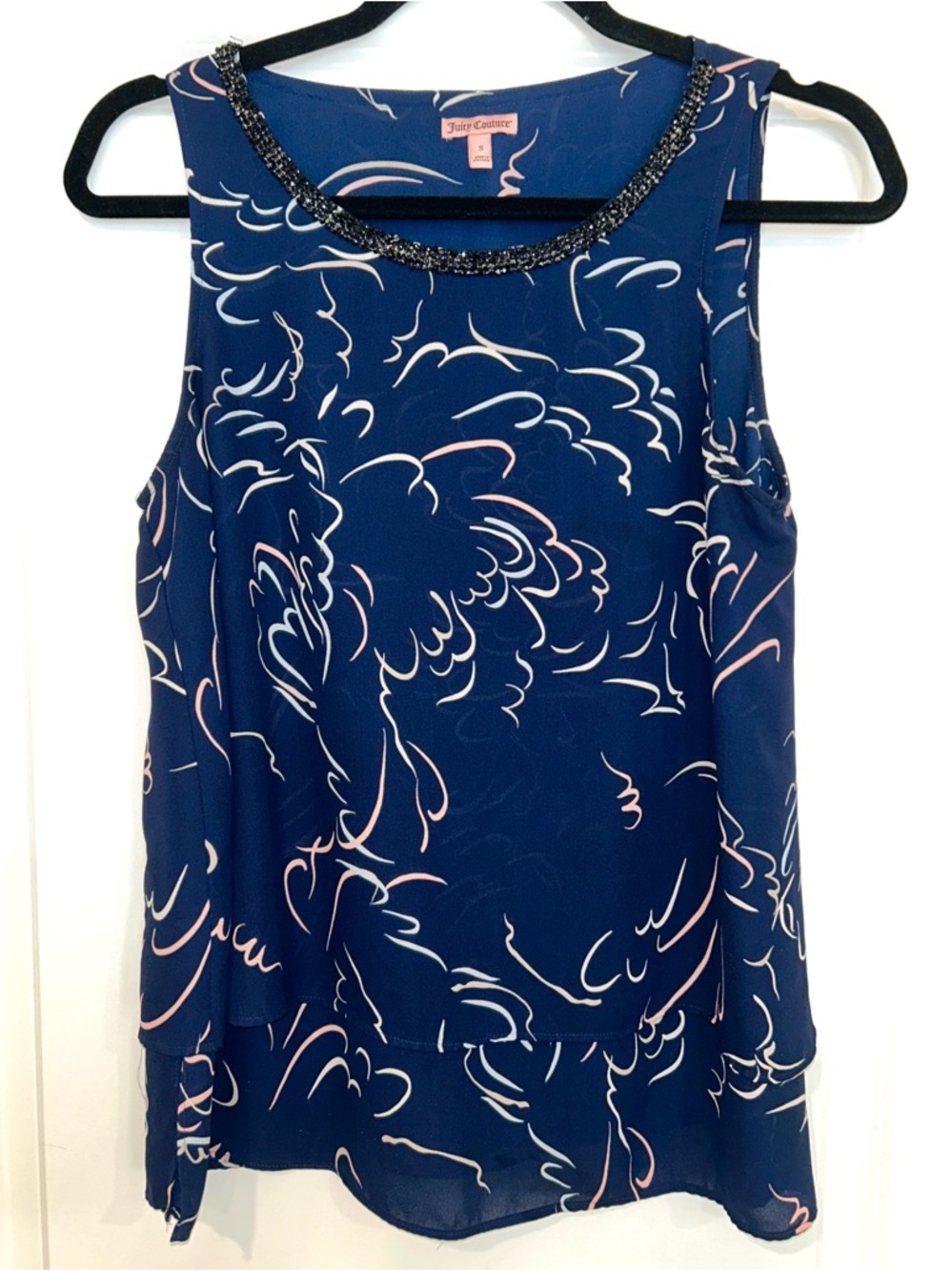 Juicy Couture Sleeveless Scribble Top